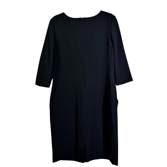 MM. LaFleur Dress 12 Etsuko Sheath Tailored Fit Hidden Zipper Small Sleeve Slit - Picture 4 of 16